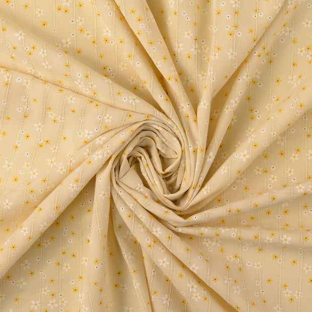 Voile fabric Yellow 