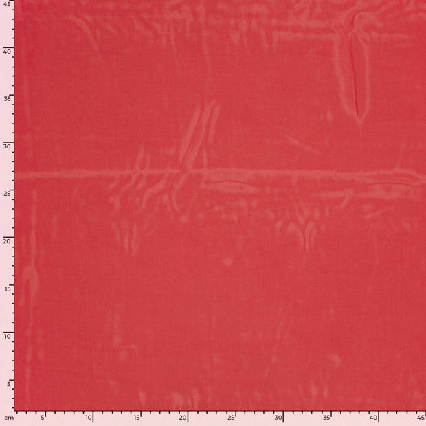 Chiffon stof Effen Rood