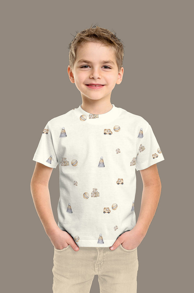Cotton Jersey GOTS organic fabric Toys Off White
