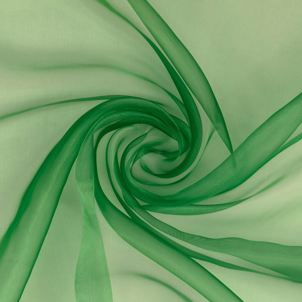 Organza fabric Apple Green 