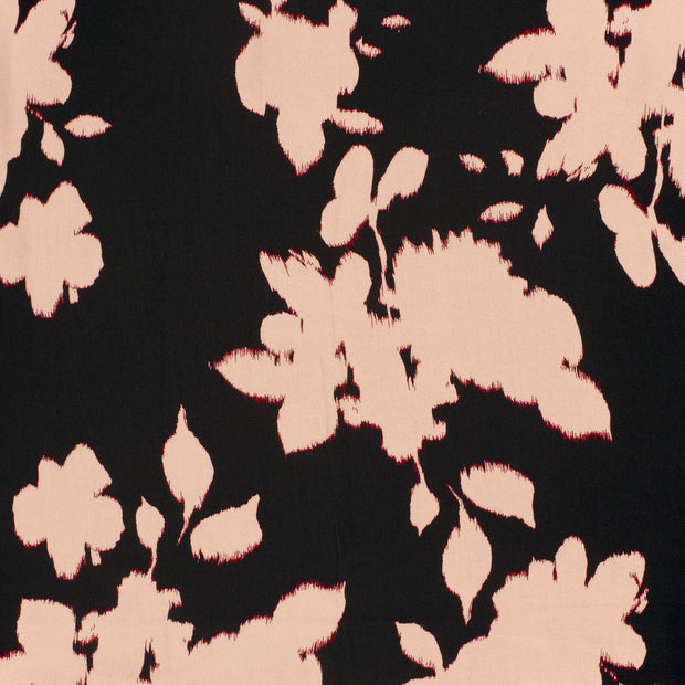 Viscose Satin tissu Rose brillant 