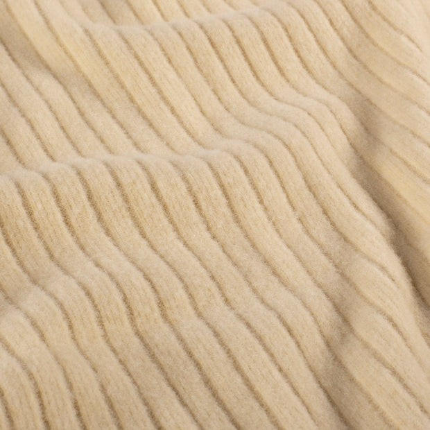 Poly Viscose Jersey fabric Unicolour Beige