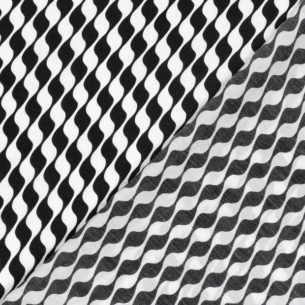 Viscose Nylon Twill fabrik Abstrakt bedruckt 