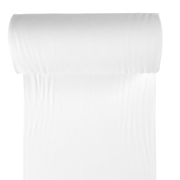 Cuff Material GOTS organic fabric Optical White matte 