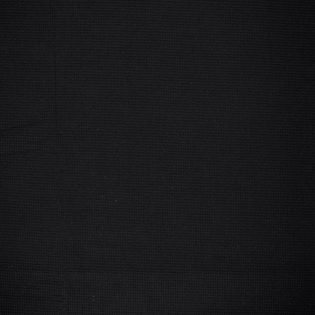 Waffle piqué fabric Black matte 