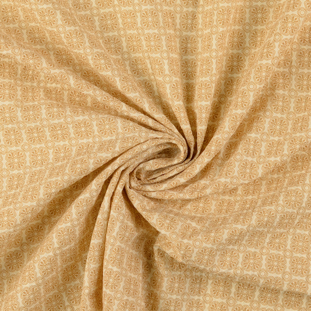Seersucker fabric Beige 