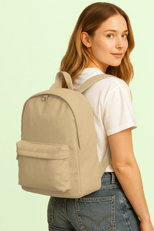 Canvas fabrik Uni Beige
