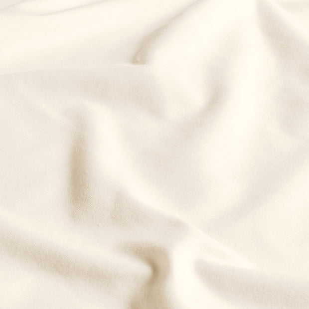 Cotton Jersey GOTS organic fabric Unicolour Off White