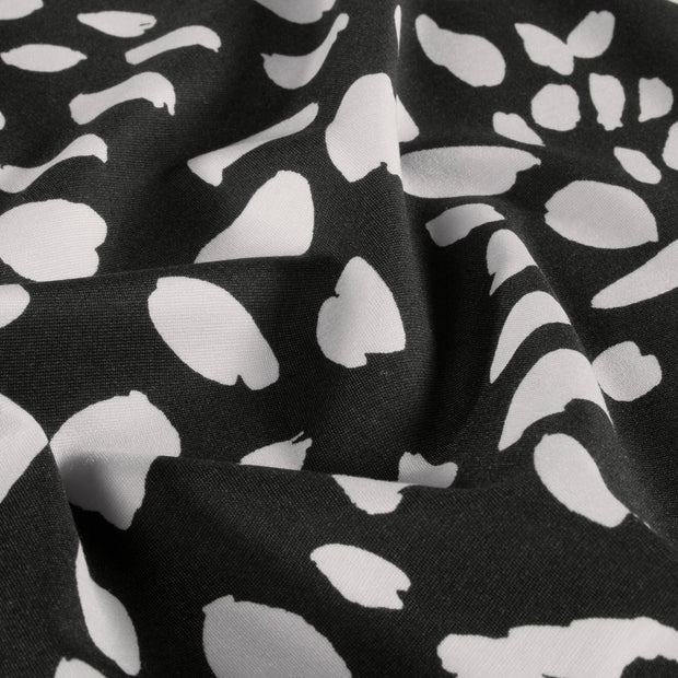 Punta di Roma fabric Abstract Black