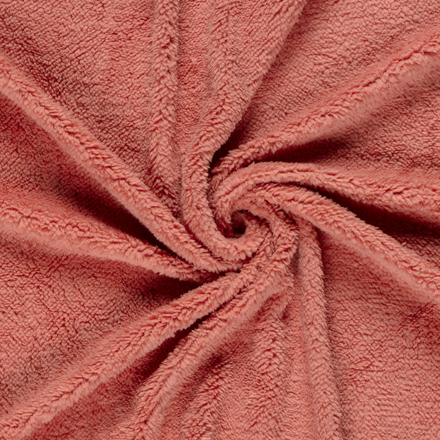 Sherpa Fleece fabric Coral 