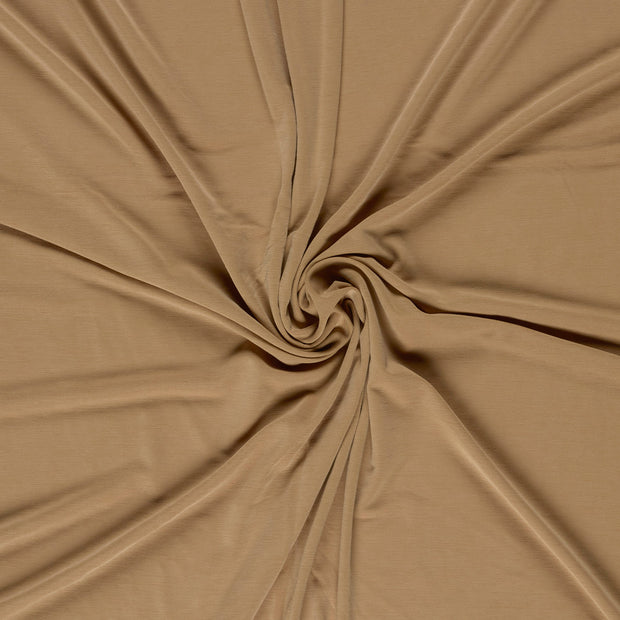 Jersey fabric Oker stone washed 
