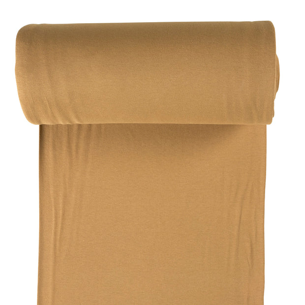 Cuff Material GOTS organic fabric Camel matte 