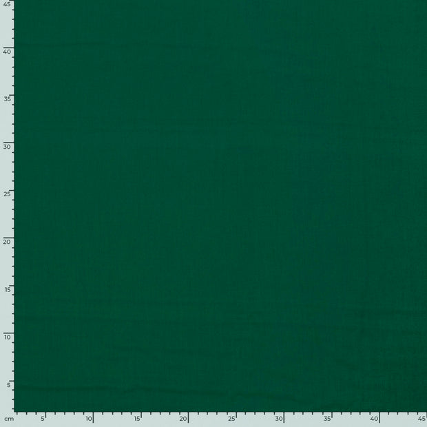 Viscose Poplin fabric Unicolour Dark Green