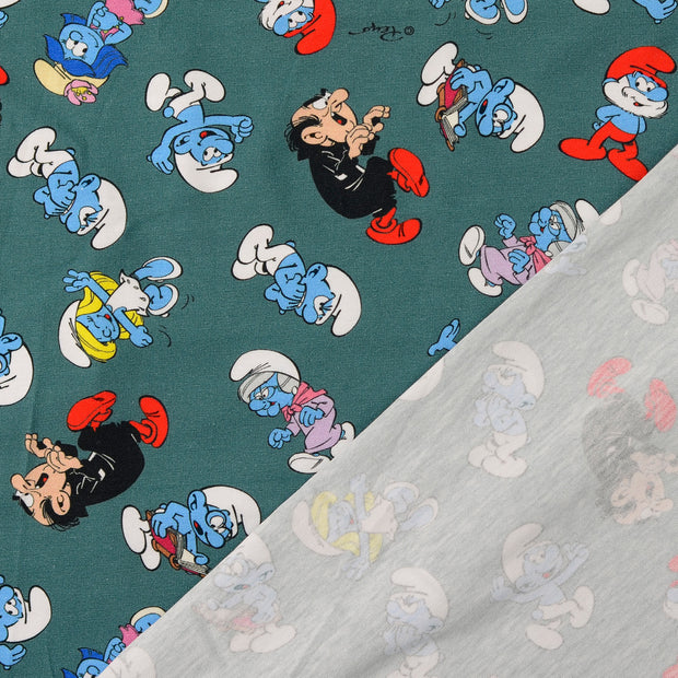Jersey fabric Petrol 