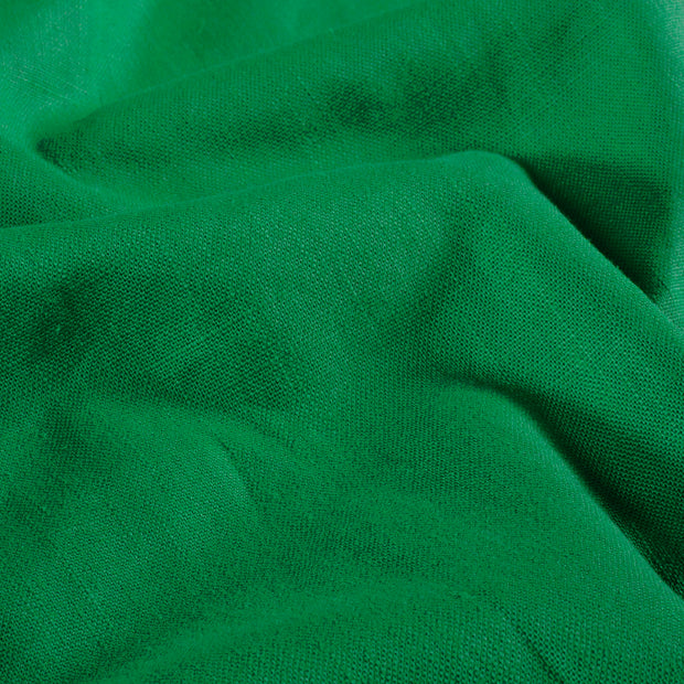 Linen fabric Unicolour Green
