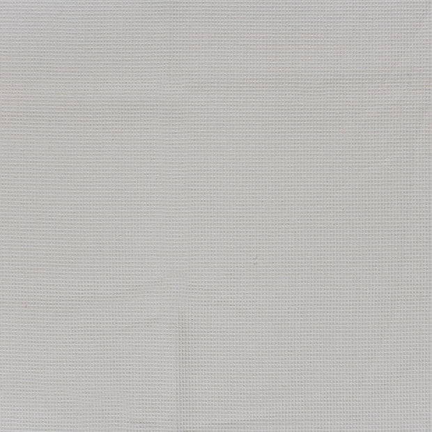 Waffle piqué fabric Light Grey matte 