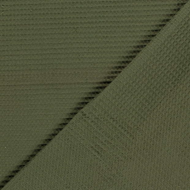 Waffle piqué fabric Unicolour 