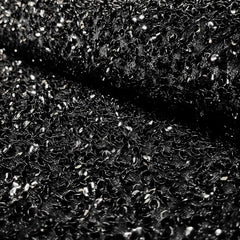Velvet Sequins Unicolour Black