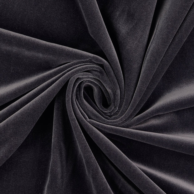 Velours fabric Grey 
