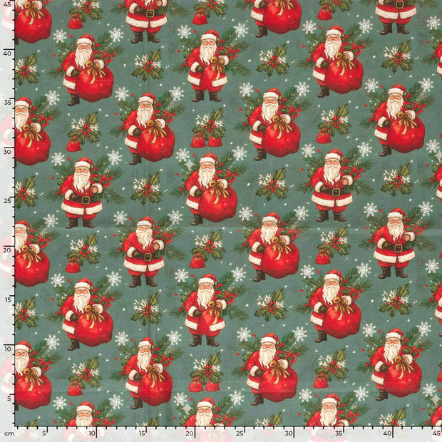 Cotton Poplin fabric Christmas 