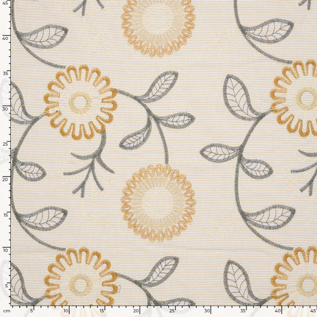  fabric Flowers Beige
