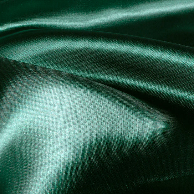 Satin fabric Unicolour Dark Green