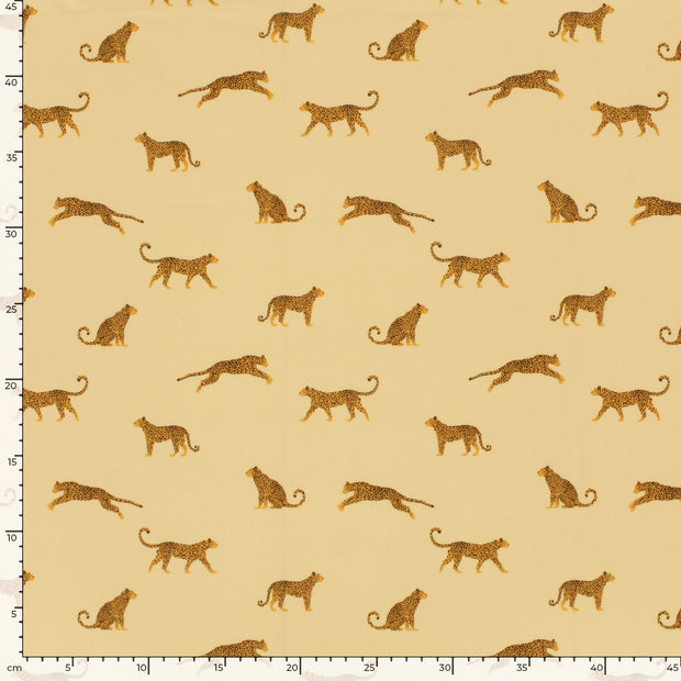 Swimwear Jersey UPF50 Recycled fabric Tigers Camel