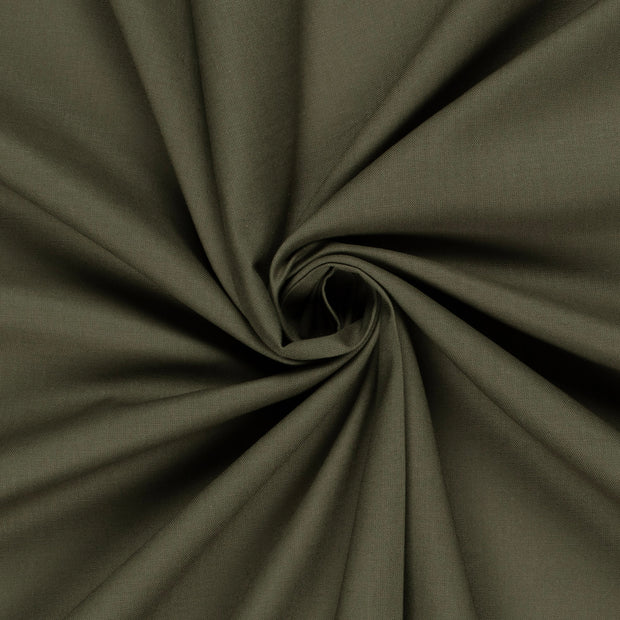 Cretonne Premium fabric Unicolour Khaki Green