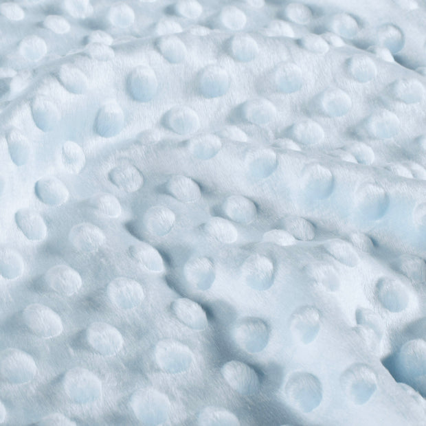 Minky fabrik Uni Babyblau