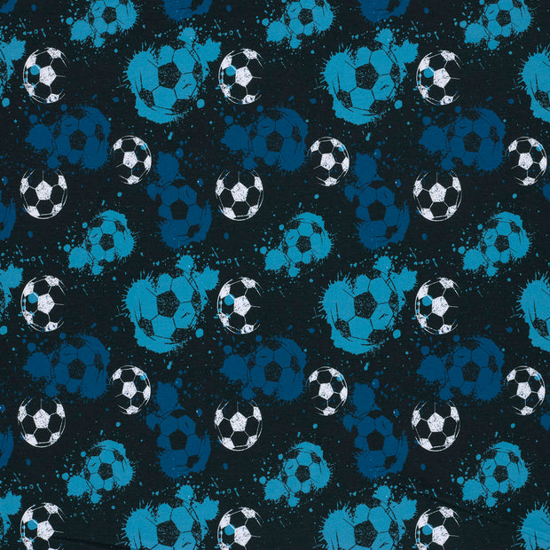 Jersey fabric Navy soft 