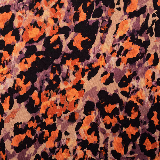Jersey fabric Abstract Red