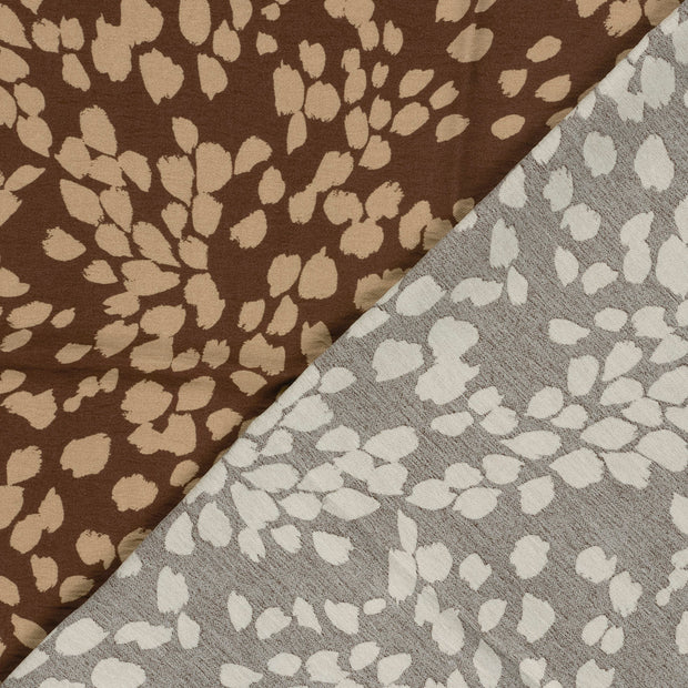 Viscose Nylon Crepe fabric Flowers printed 