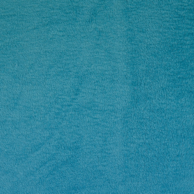 Coral Fleece fabric Unicolour Petrol