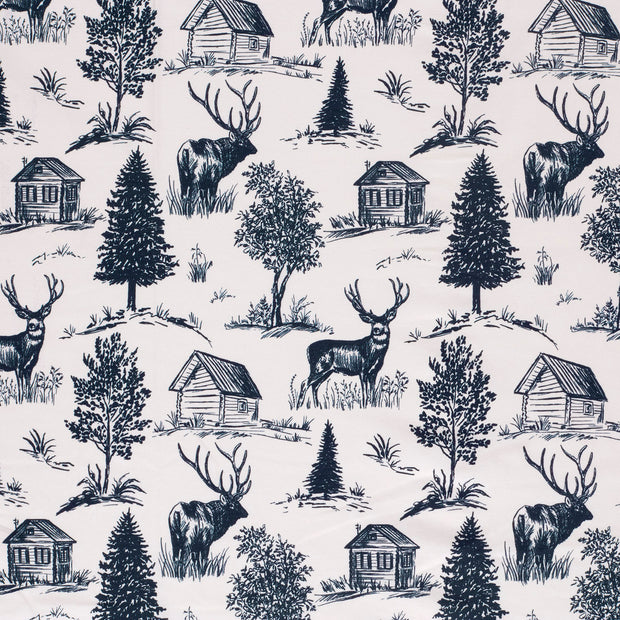 Jersey fabric Cobalt soft 