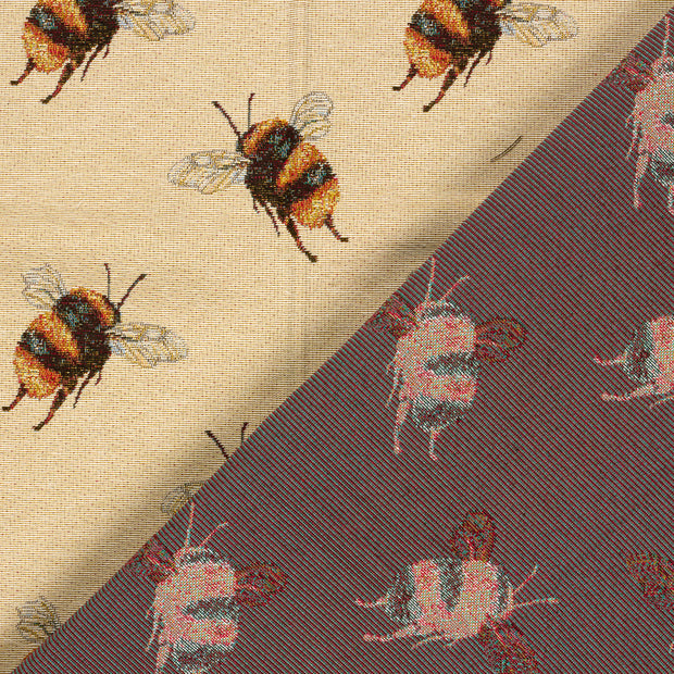 Gobelin fabric Bees jacquard 