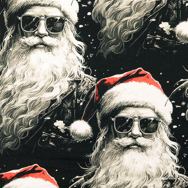 Jogging fabric Christmas Black