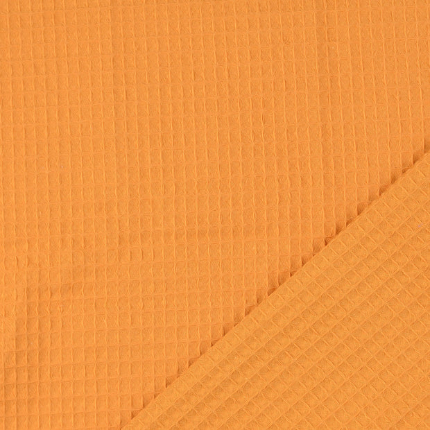 Waffle piqué fabric Unicolour 