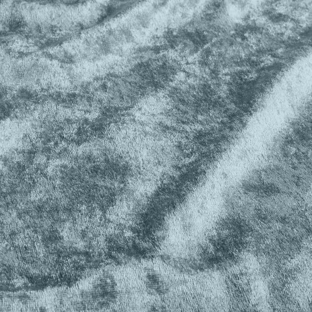 Velours fabric Unicolour Steel Blue