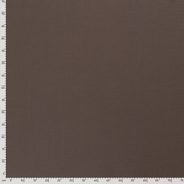 Punta di Roma fabric Unicolour Brown Taupe