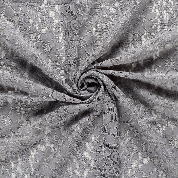 Lace fabric Light Grey 