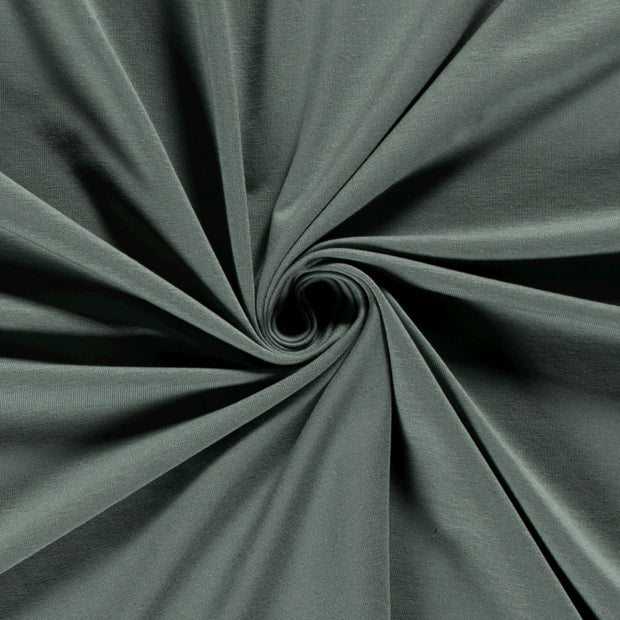 Bamboo Jersey fabric Unicolour Dark Mint