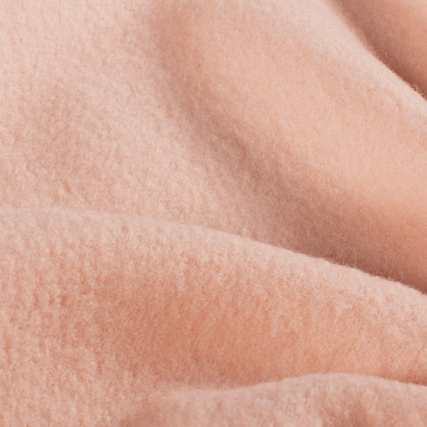 Wool Boucle fabric Unicolour Salmon