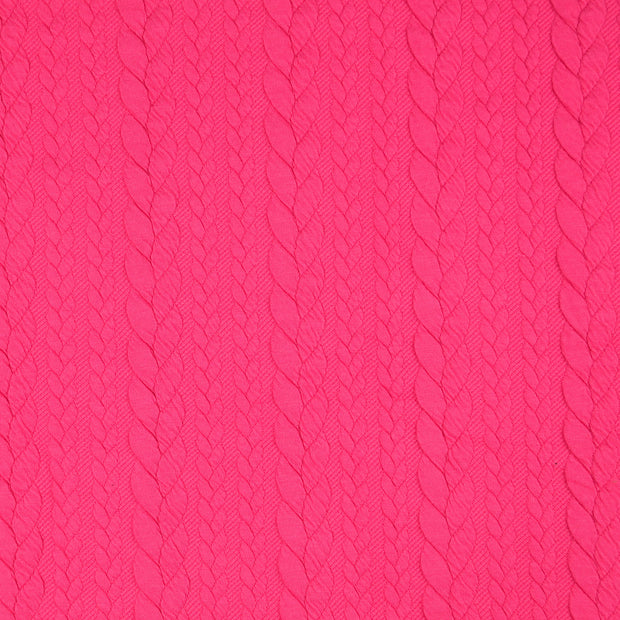 Jacquard fabric Unicolour Pink