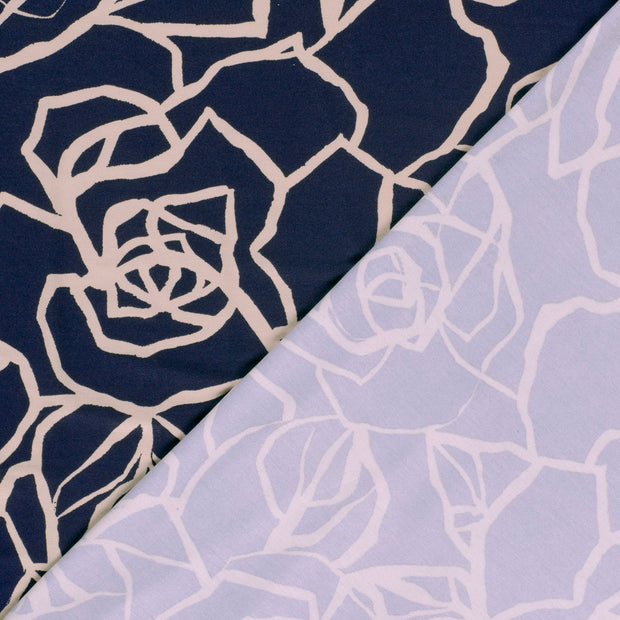 Viscose Vortex Jersey fabric Abstract printed 