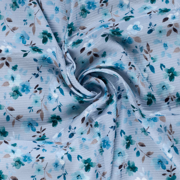 Waffelpiqué fabrik Babyblau 