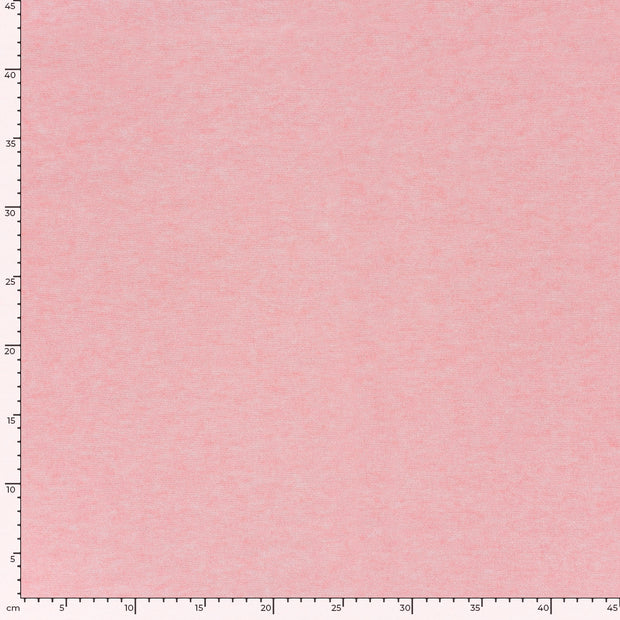 Heavy Knit fabric Melange Pink