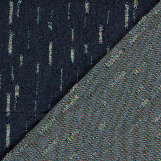 Denim fabric Unicolour pre-washed 