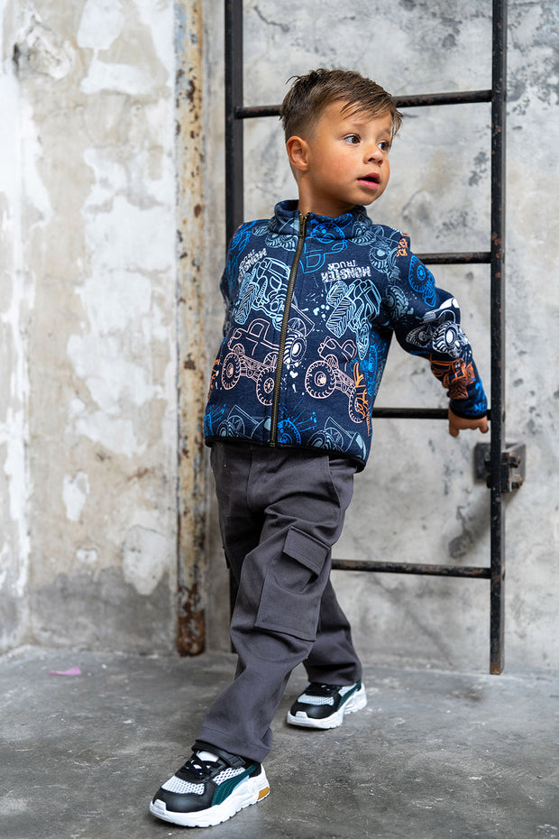 Jogging fabric Vehicles Dark Indigo