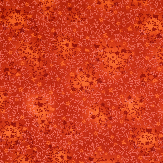  fabric Batik Orange