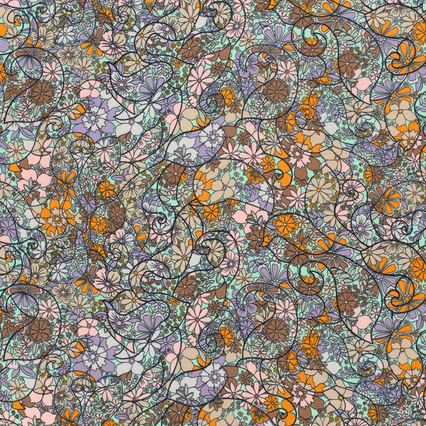 Polyester Bubble fabric Mint silk matte 